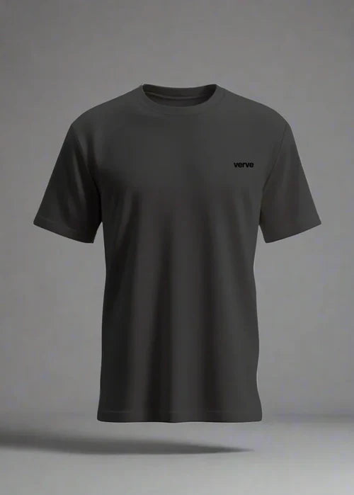 Cotton Jersey T Shirt in Black