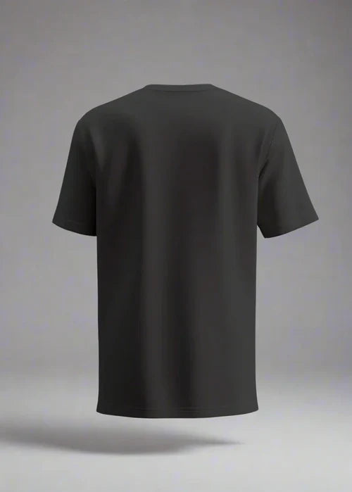 Cotton Jersey T Shirt in Black